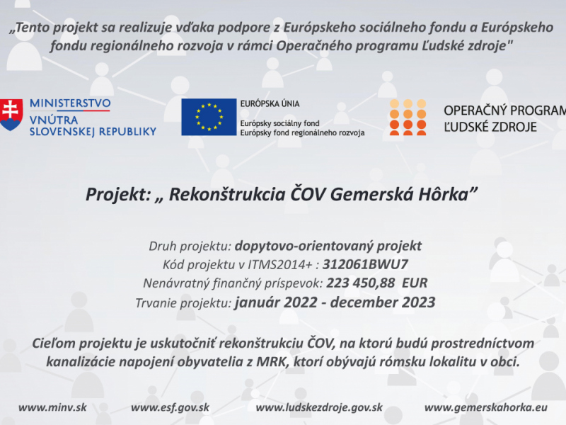 Rekonstrukcia_COV_publicita_20251021 Aktuálne prebiehajúce projekty Aktuálne prebiehajúce projekty