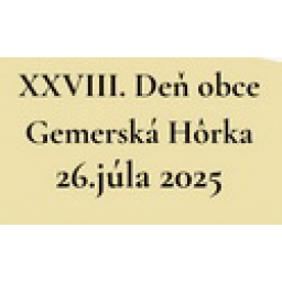 Deň obce Gemerská Hôrka - 2025 - Falunap Gömörhorka